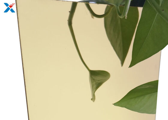 Αγορά ντυμένη φύλλων καθρεφτών 1mm χρυσό ακρυλικό σκληρά Perspex επιφάνειας πιάτο online manufacture
