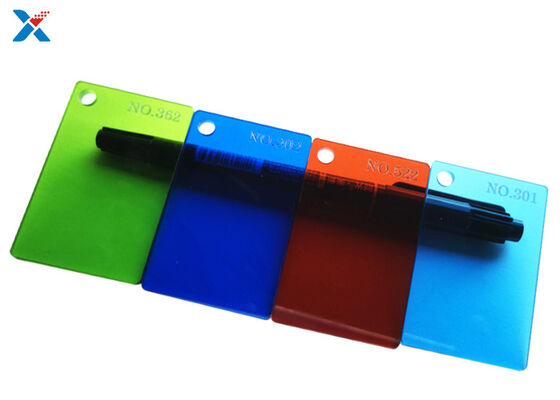 2 mm λεπτή ακρυλική φύλλα διαυγές λιωμένα πλαστικά πάνελ Lucite