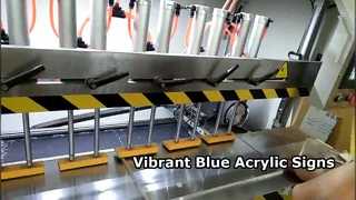 Μπλε ακρυλικά σεντόνια για εντυπωσιακά σημάδια